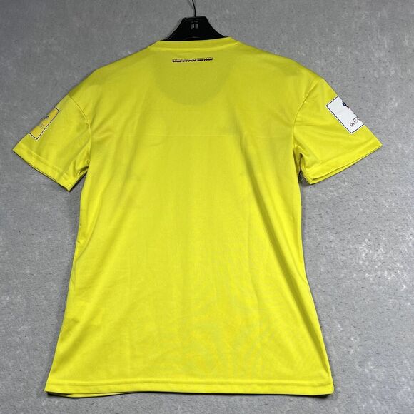 ADIDAS Federacion Colombiana Jersey Mens Small Yellow De Futbol Soccer Climalite - Picture 13 of 16